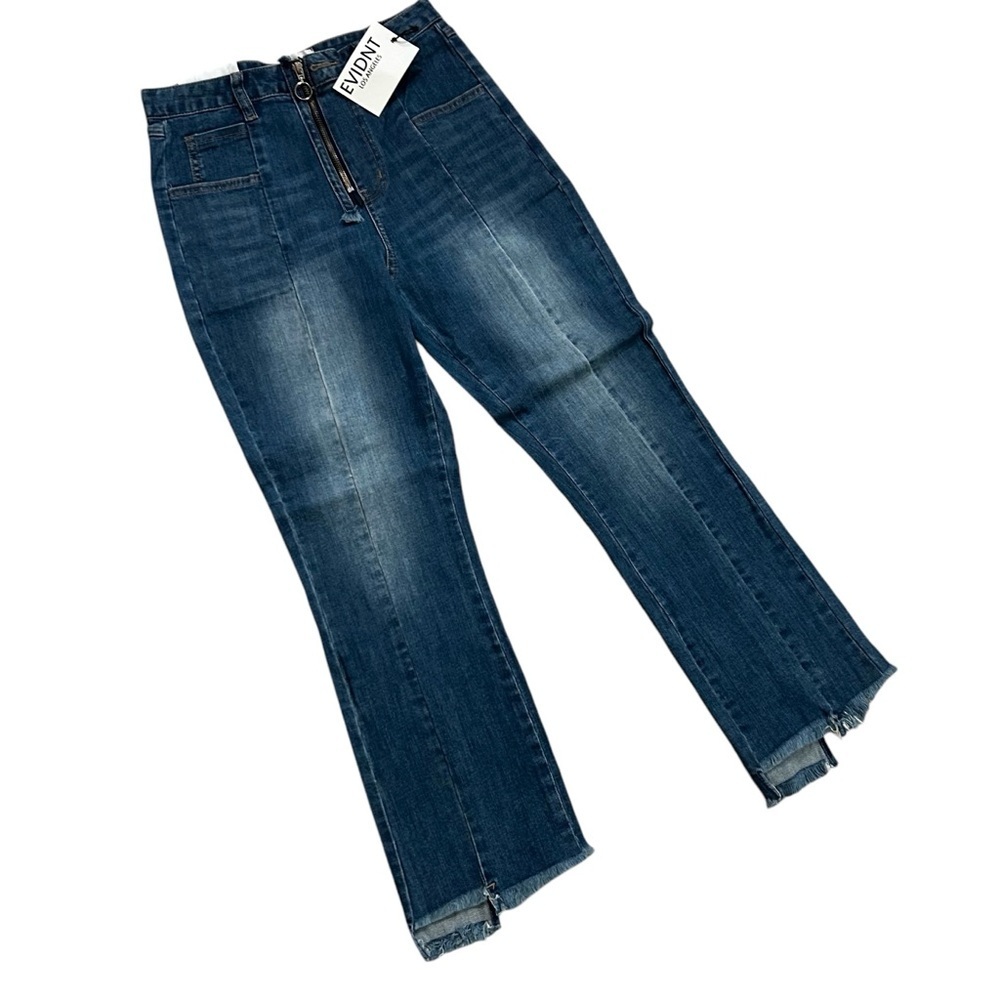 Anthropologie Evidnt Tangier Step Raw Hem Denim Jeans Size 27